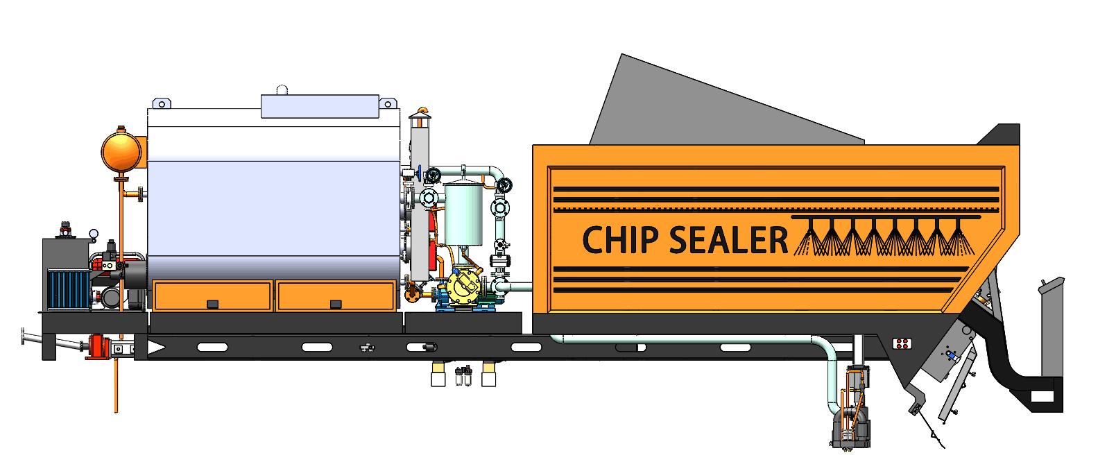 chip sealing truck